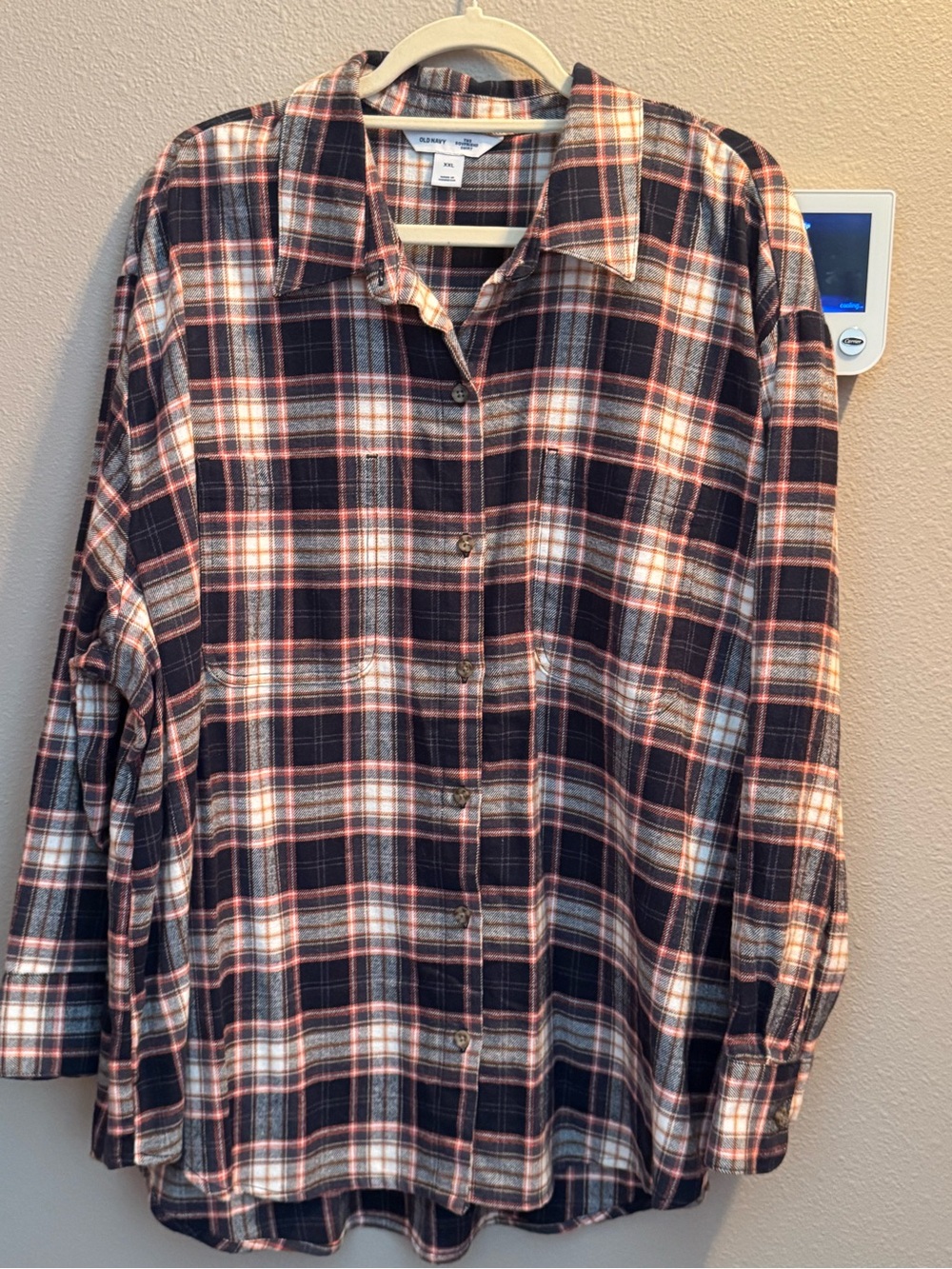 Old Navy Womens Flannel Button-Up Shirt